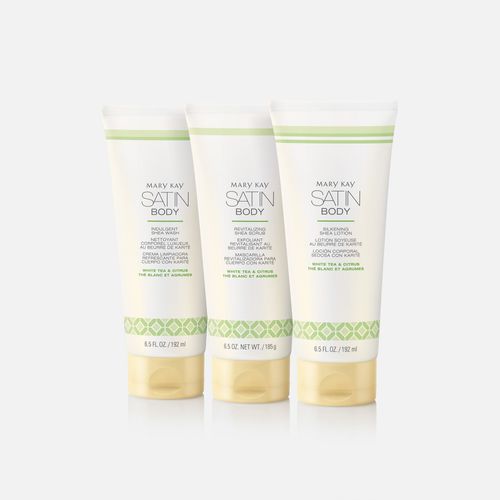 Kit Satin Body® Karité Essência de Chá Branco & Citrus